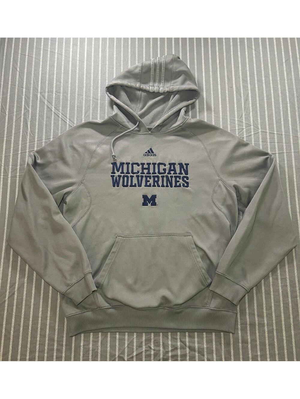 Adidas Michigan Wolverines collegiate sweatshirt Men's Medium